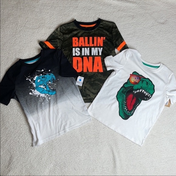 Balling in my DNA Camo Shirt Dinosaur shirts Lot New with Tags Get All 3 New - Picture 7 of 9